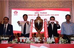 Bốc thăm, xếp lịch thi đấu các giải bóng đá chuyên nghiệp Việt Nam năm 2018